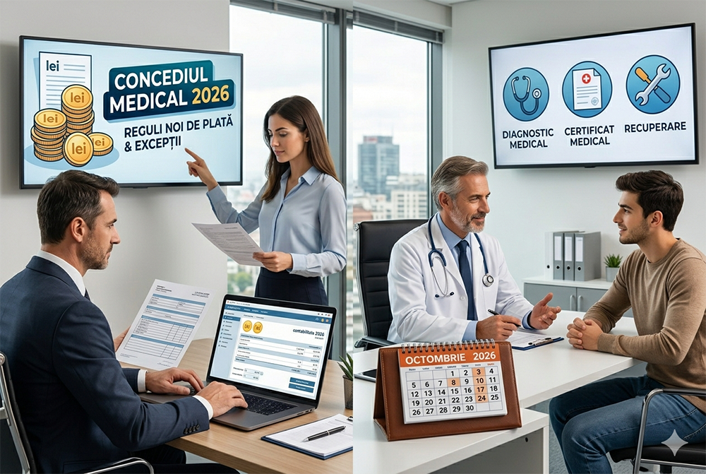 concediu medical 2026